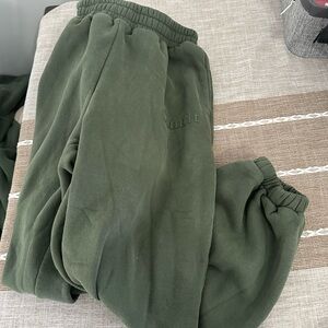 Comfrt Cozy Green Joggers